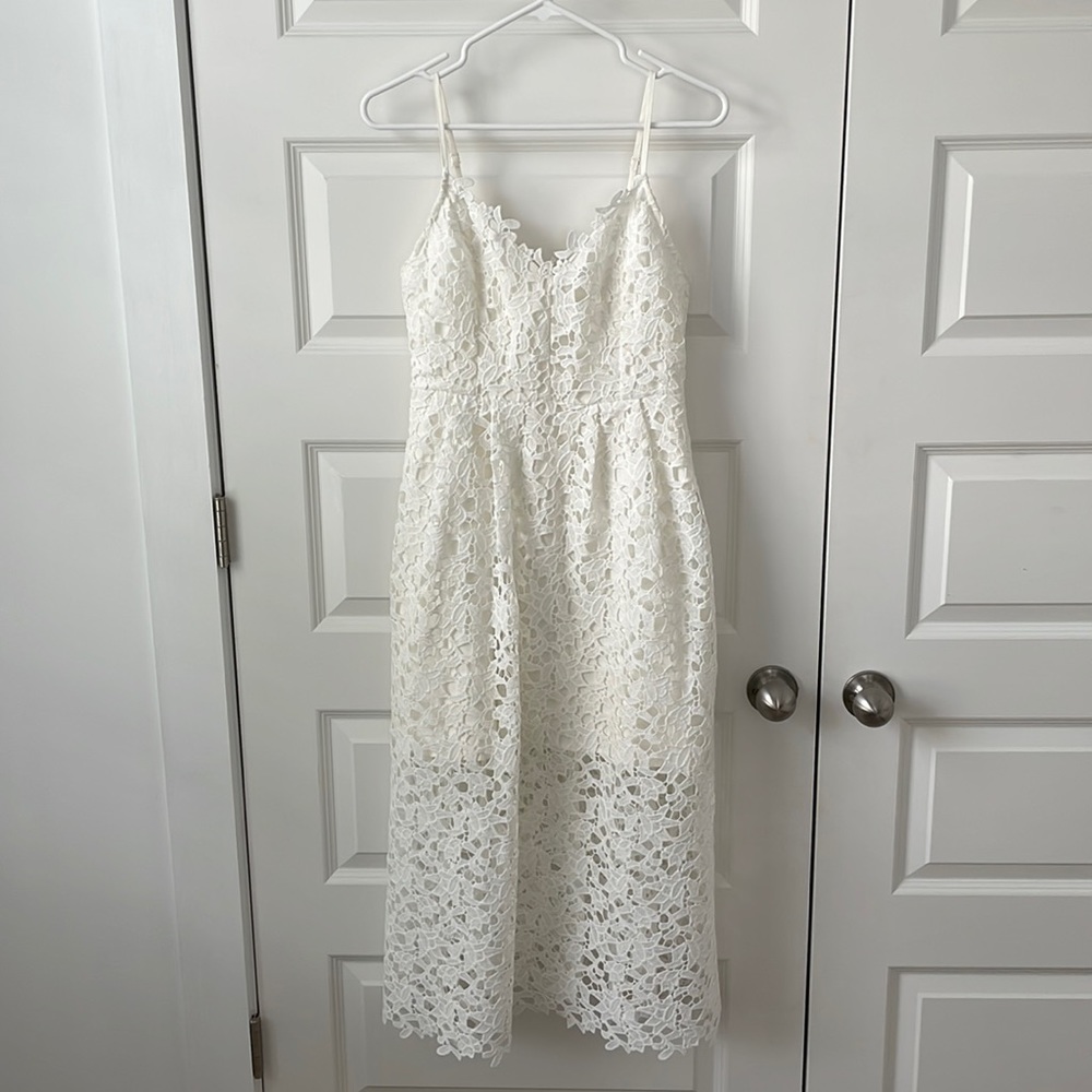 ASTR Lace Midi Dress